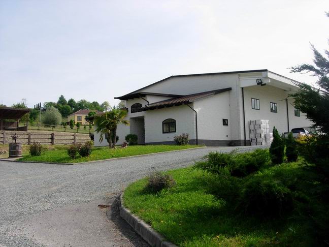 A winery in the province of Piedmont.