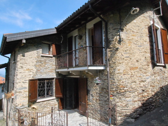 A village house made of stone, in Stresa.