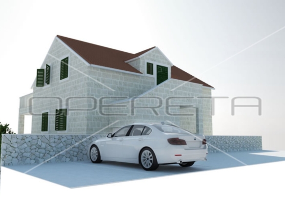 New villa, Splitska, Brač, 300 m2