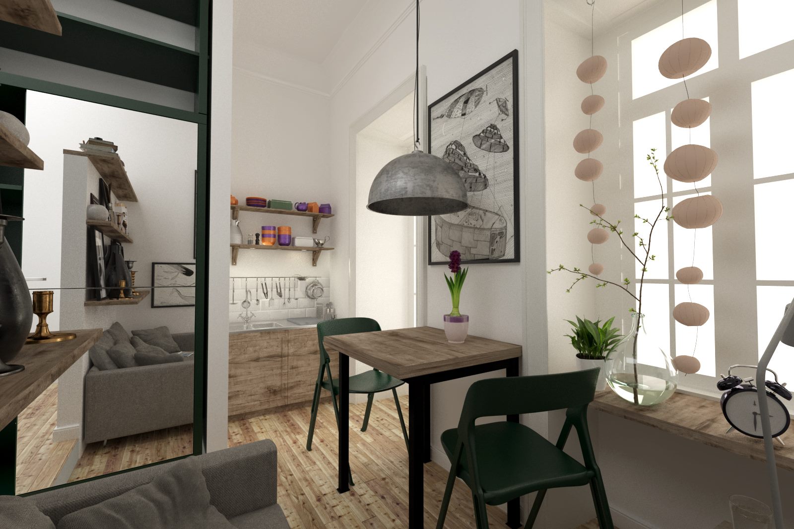 1-2-1-1 Apartment in Old Tbilisi