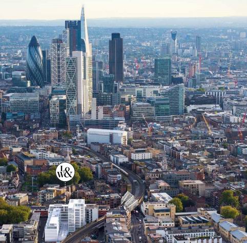 Apartment in a new residential complex in Central London.