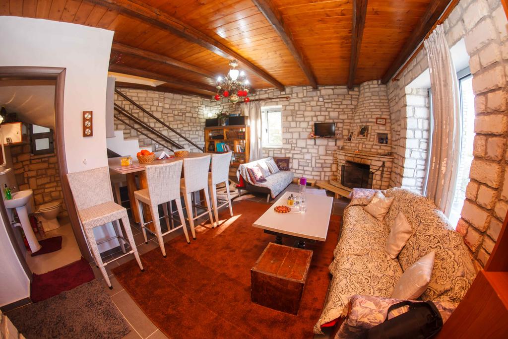 Stone Castle in Aigio Greece