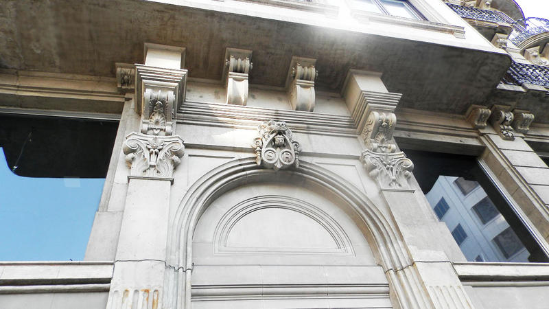 The building is in the center of Barcelona.