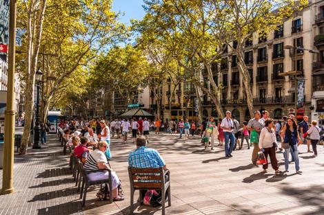 Commercial space for rent in the center of Barcelona.