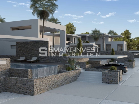ISLAND OF KRK, beautiful new villa with swimming pool