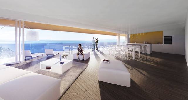 OPATIJA, luxury new building with panoramic view on entire Kvarner Bay!