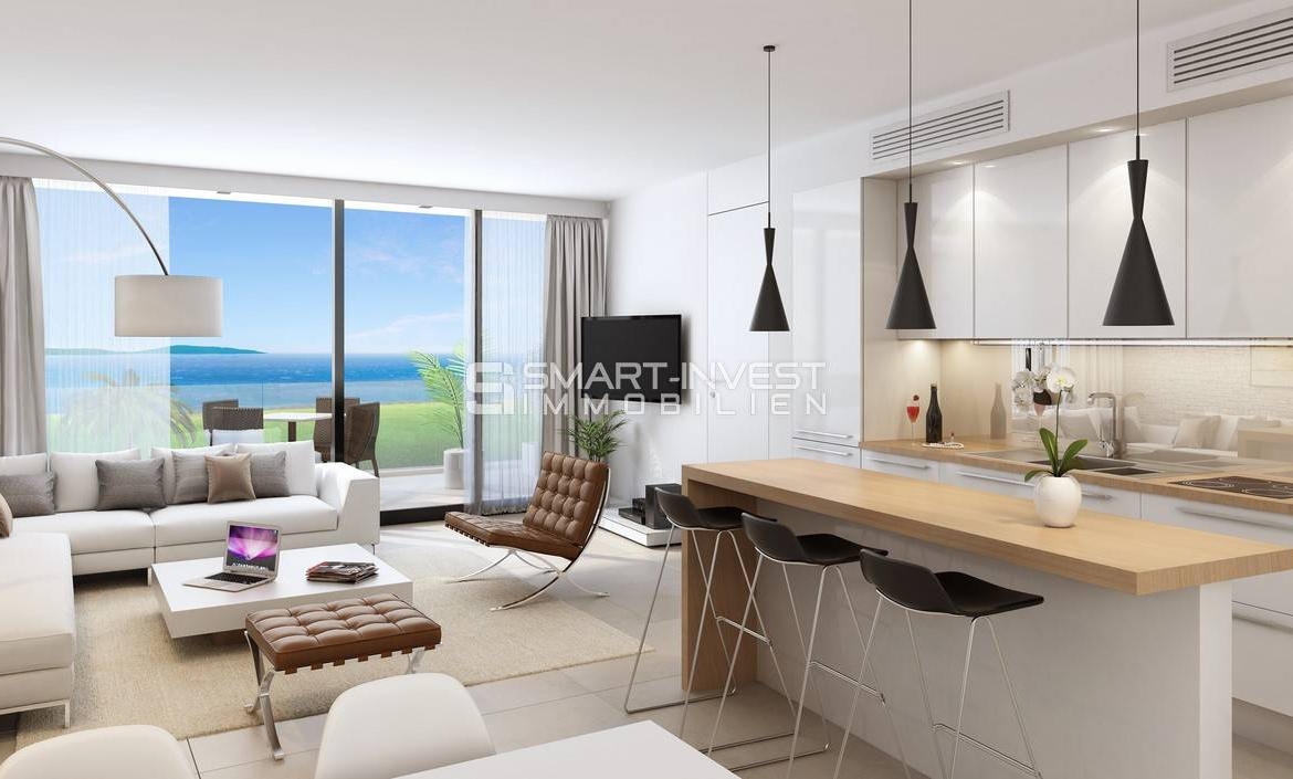 ISTRIA, urbanized land area – 1st row to the sea