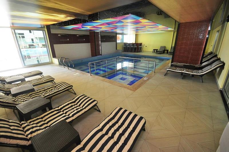 Residential complex in Alanya, Mahmutla for summer break