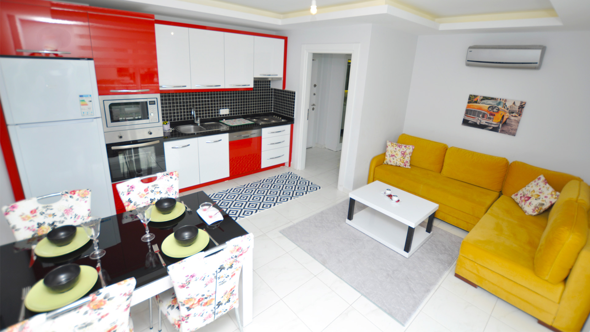 Apartment in modern complex in Mahmutlar, Turkey