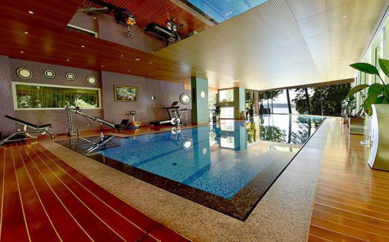 Villa, with panoramic views of lake Geneva, in Vesenaz.