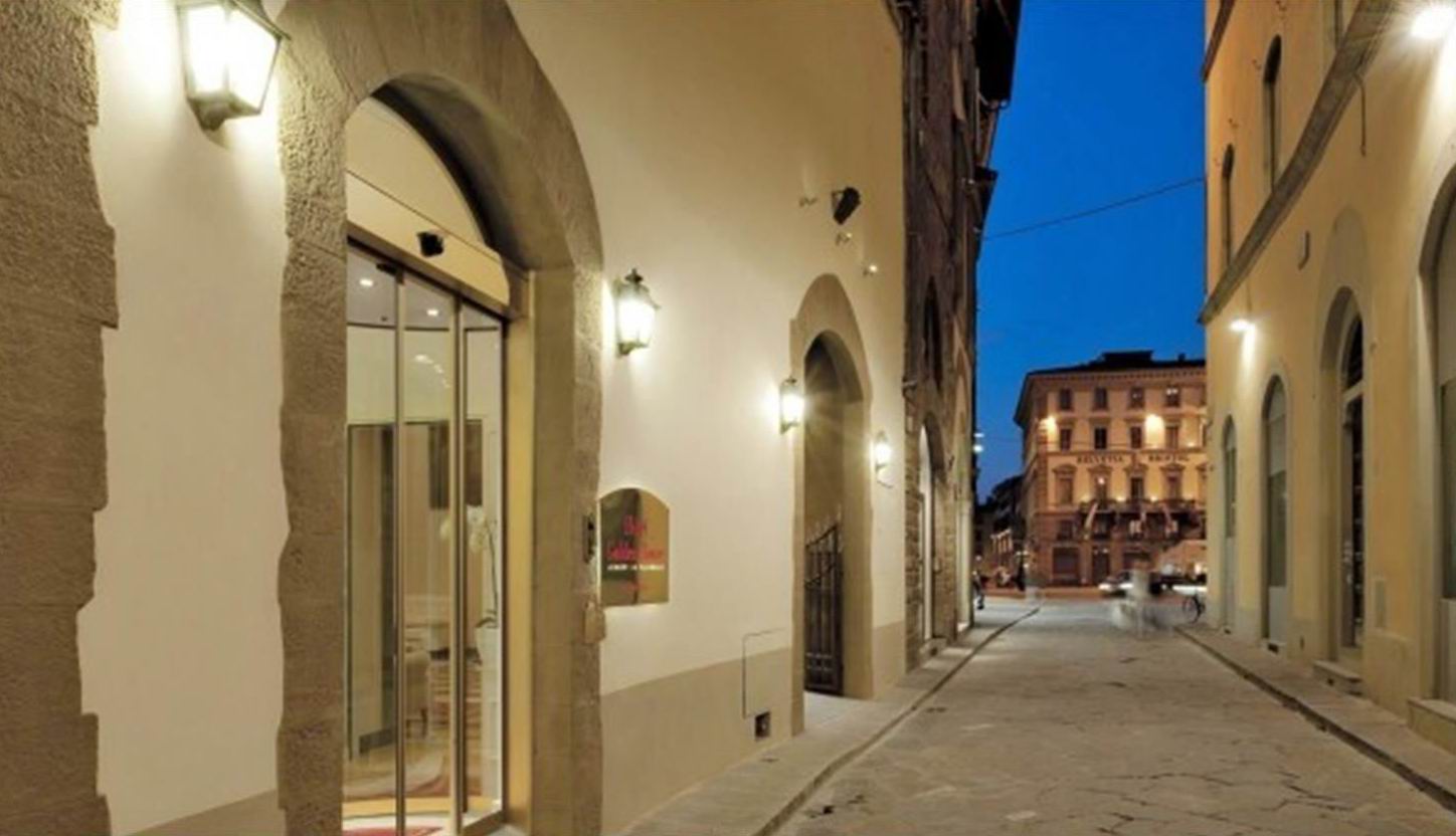 A boutique hotel in the historic center of Florence.