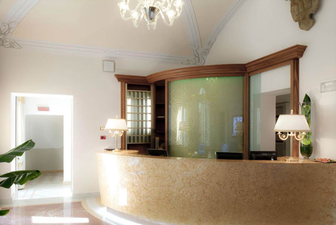 A boutique hotel in the historic center of Florence.