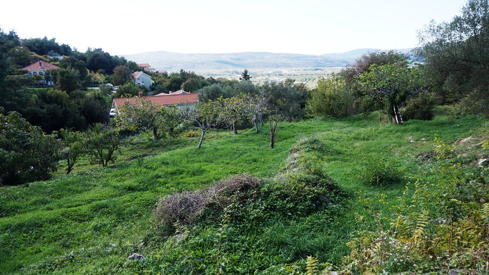 Urbanized land in the village of Kavac