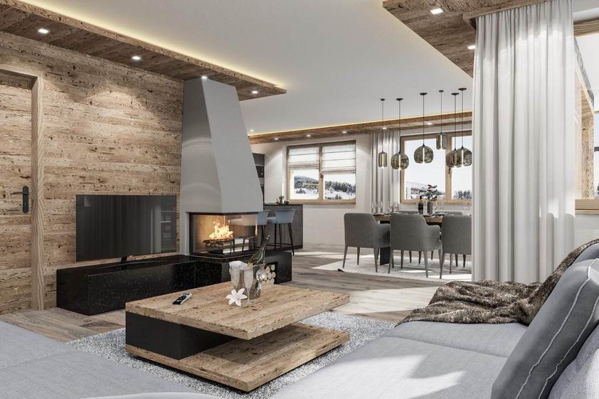 Luxury apartments in the ski resort of Ellmau.