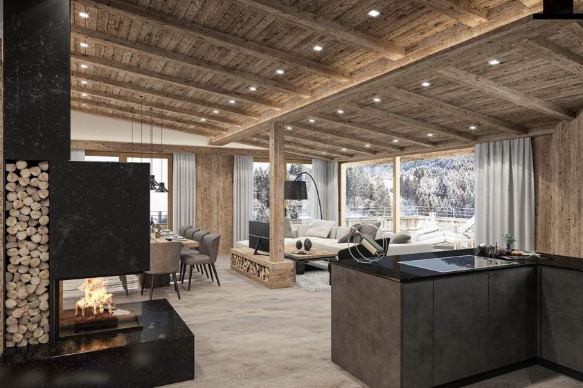 Luxury apartments in the ski resort of Ellmau.