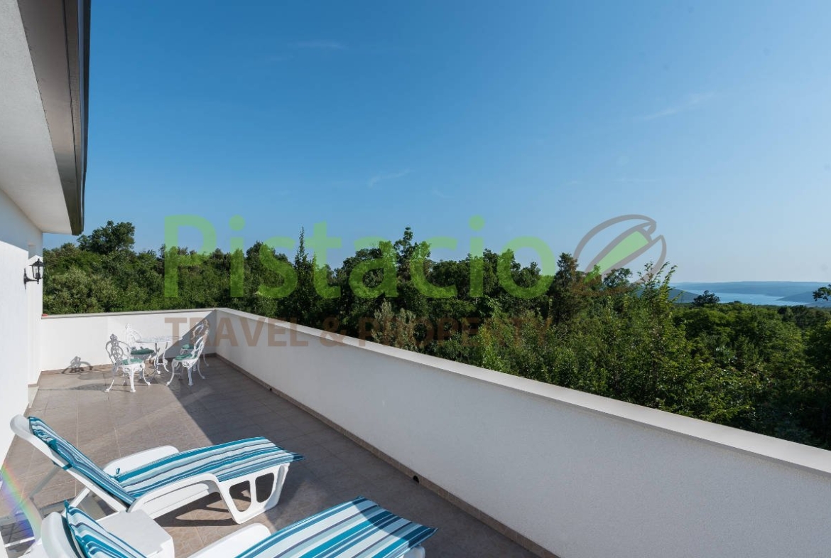 Newly built house with pool and sea view, Istria, Labin, Vlakovo.