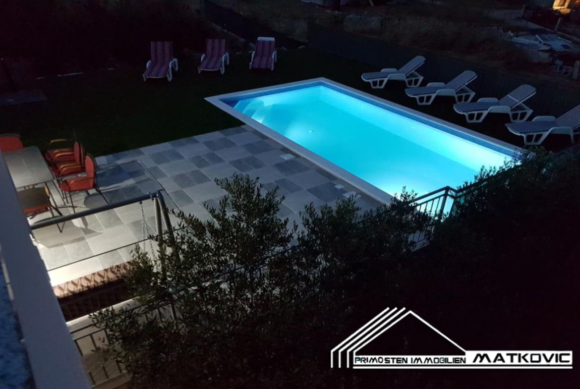 NEWLY BUILT HOLIDAY HOME NEAR TROGIR WITH SWIMMING POOL