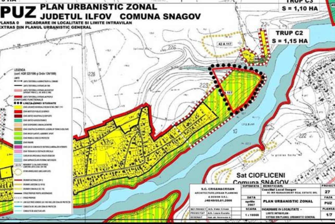 LAND 59,683 sq m Tancabesti, Snagov ILFOV