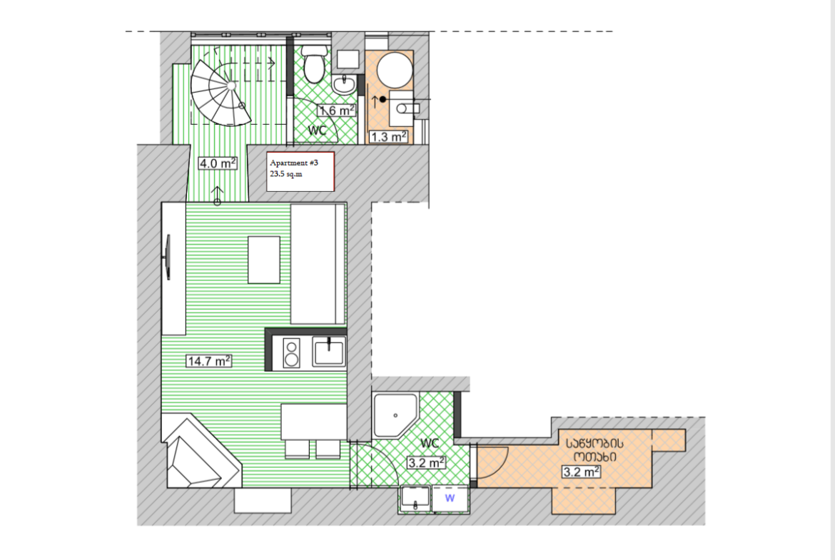 Apartment in Old Tbilisi
