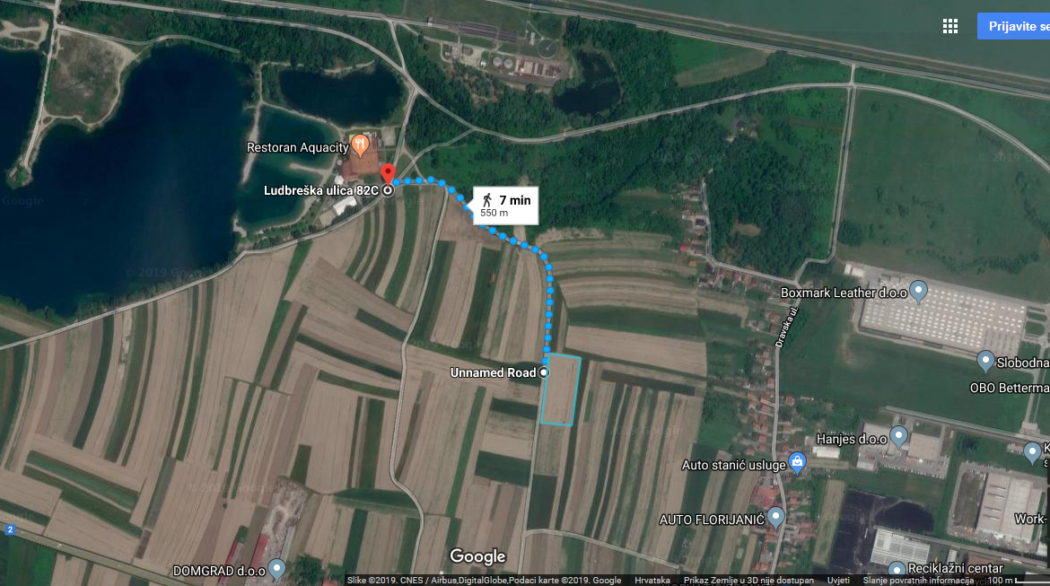 Plot of land in Varaždin,Croatia