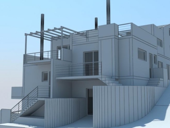 Land For Sale, Semi-constructed building. Porto Rafti, Athens, Greece close to the sea.