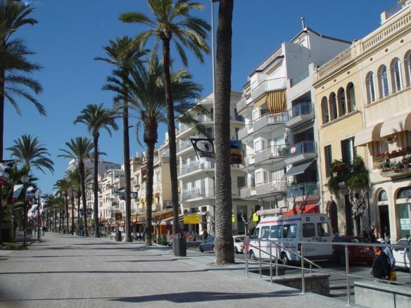 Building in the center of Sitges.