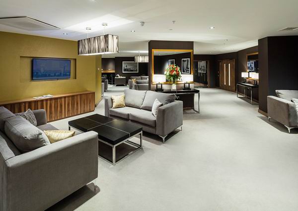 Apartment in a residential building under construction in London.