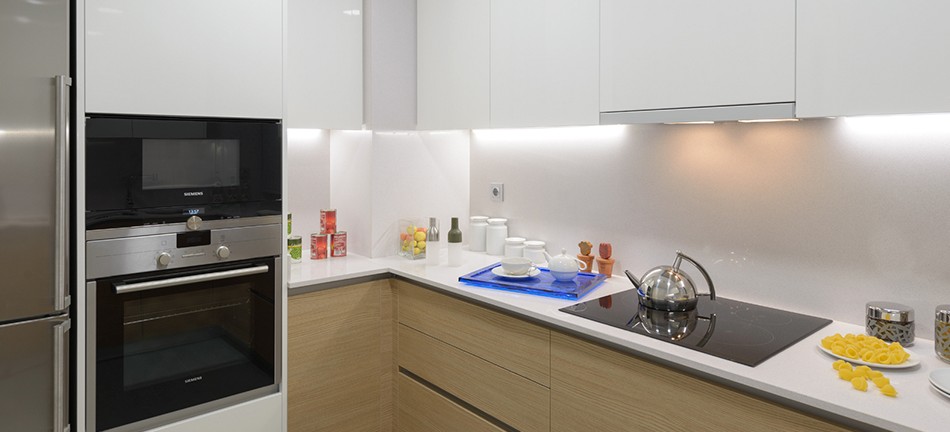 Apartment in a new house in the center of Barcelona.