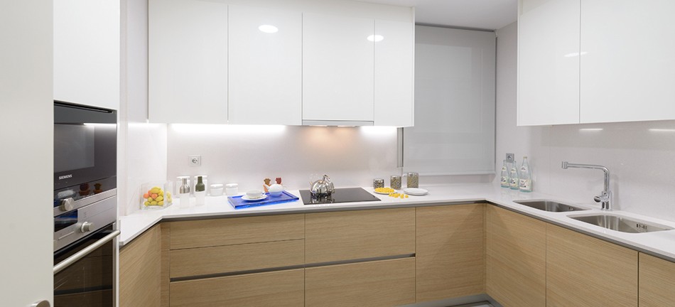 Apartment in a new house in the center of Barcelona.