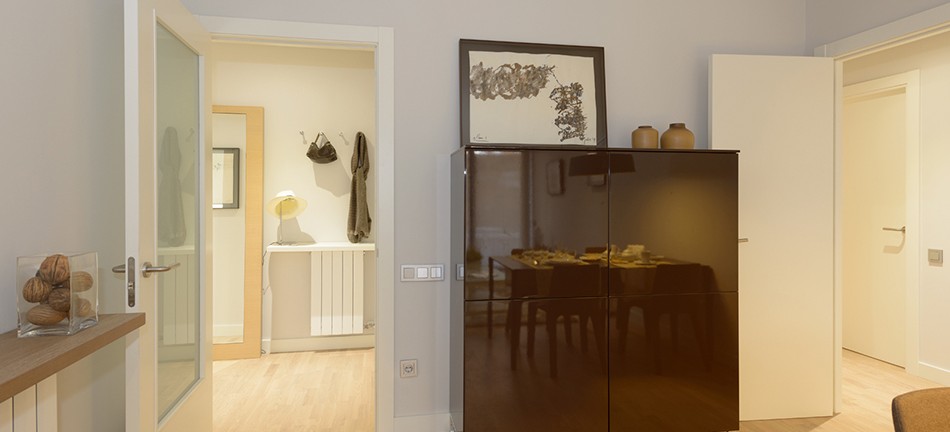 Apartment in a new house in the center of Barcelona.