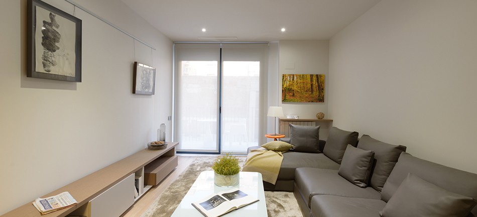 Apartment in a new house in the center of Barcelona.