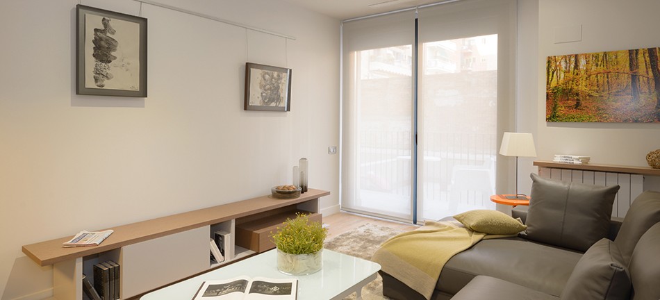 Apartment in a new house in the center of Barcelona.