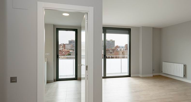 Spacious apartment in a new house in the prestigious area of ​​Barcelona.