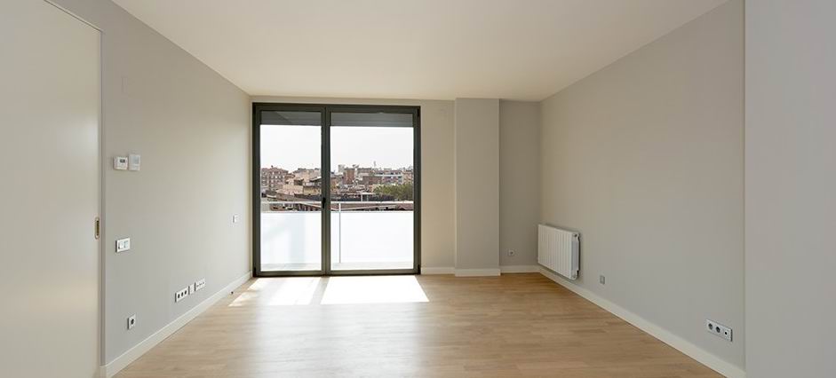 Spacious apartment in a new house in the prestigious area of ​​Barcelona.