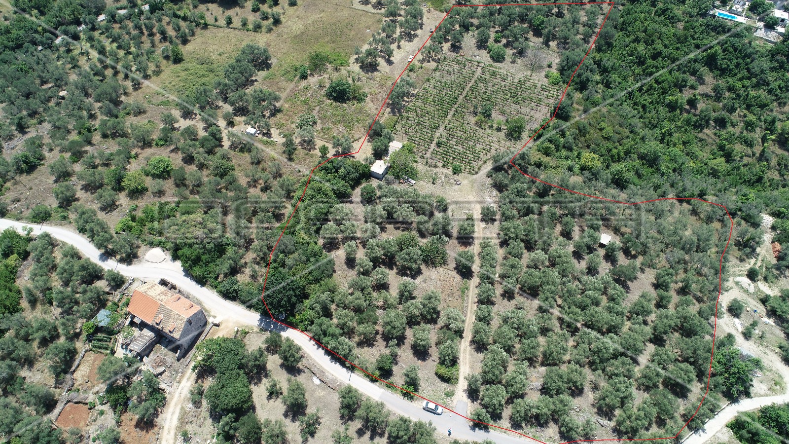 Object 100 m2 and agricultural land 23.260 m2 in Sipanska Luka, Dubrovnik, Croatia