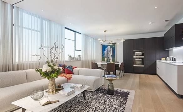 Apartment in a new residential complex in Central London.