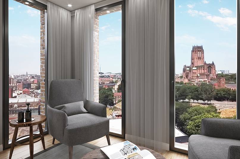 High-yield apartment in Liverpool.
