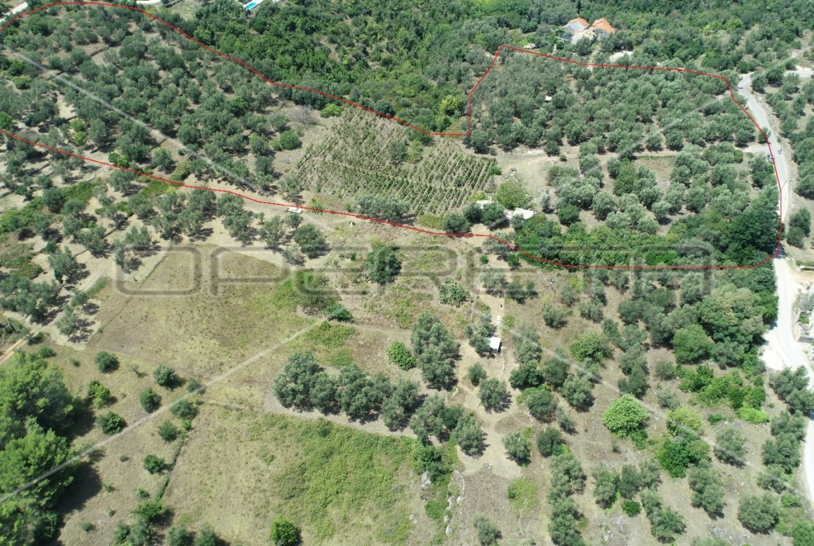 Object 100 m2 and agricultural land 23.260 m2 in Sipanska Luka, Dubrovnik, Croatia