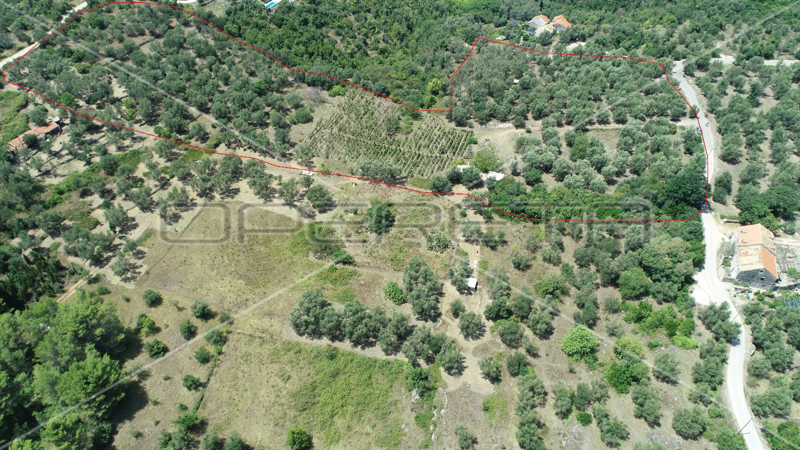 Object 100 m2 and agricultural land 23.260 m2 in Sipanska Luka, Dubrovnik, Croatia