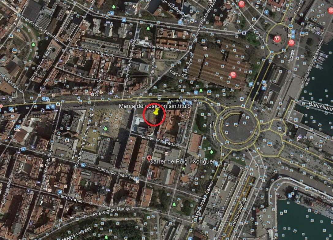 Plot of land for commercial building, in Barcelona.