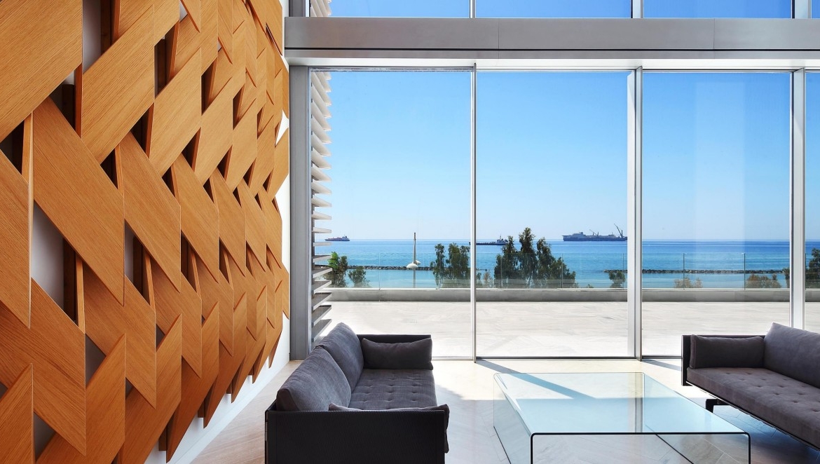 Beachfront Full-floor 4-Bedroom 478.30 m2 apartment, Cyprus